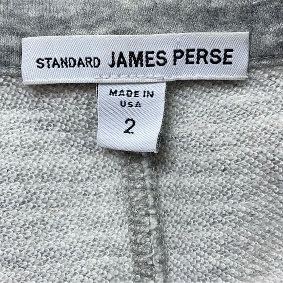 JAMES PERSE LONG BUTTON FRONT FLEECE CARDIGAN - Picture 12 of 15